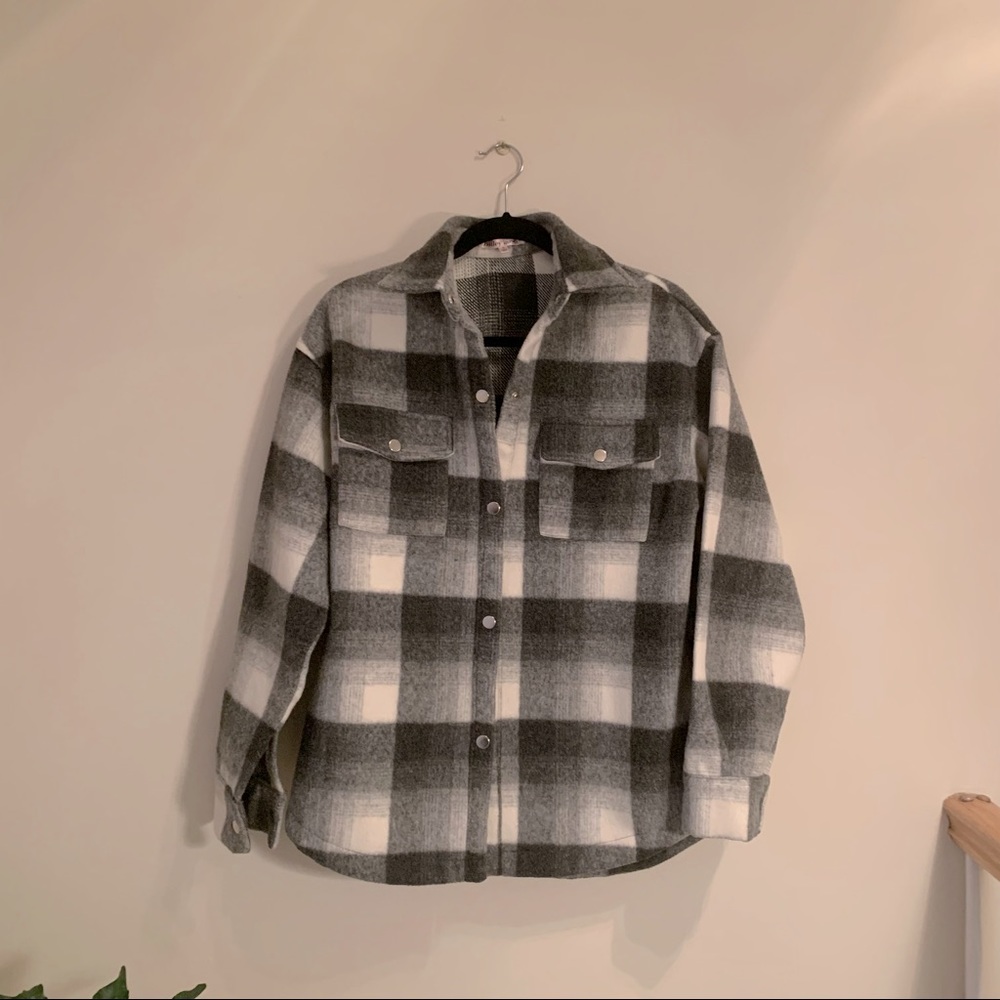 Plaid shacket jacket   Bailey Rose.